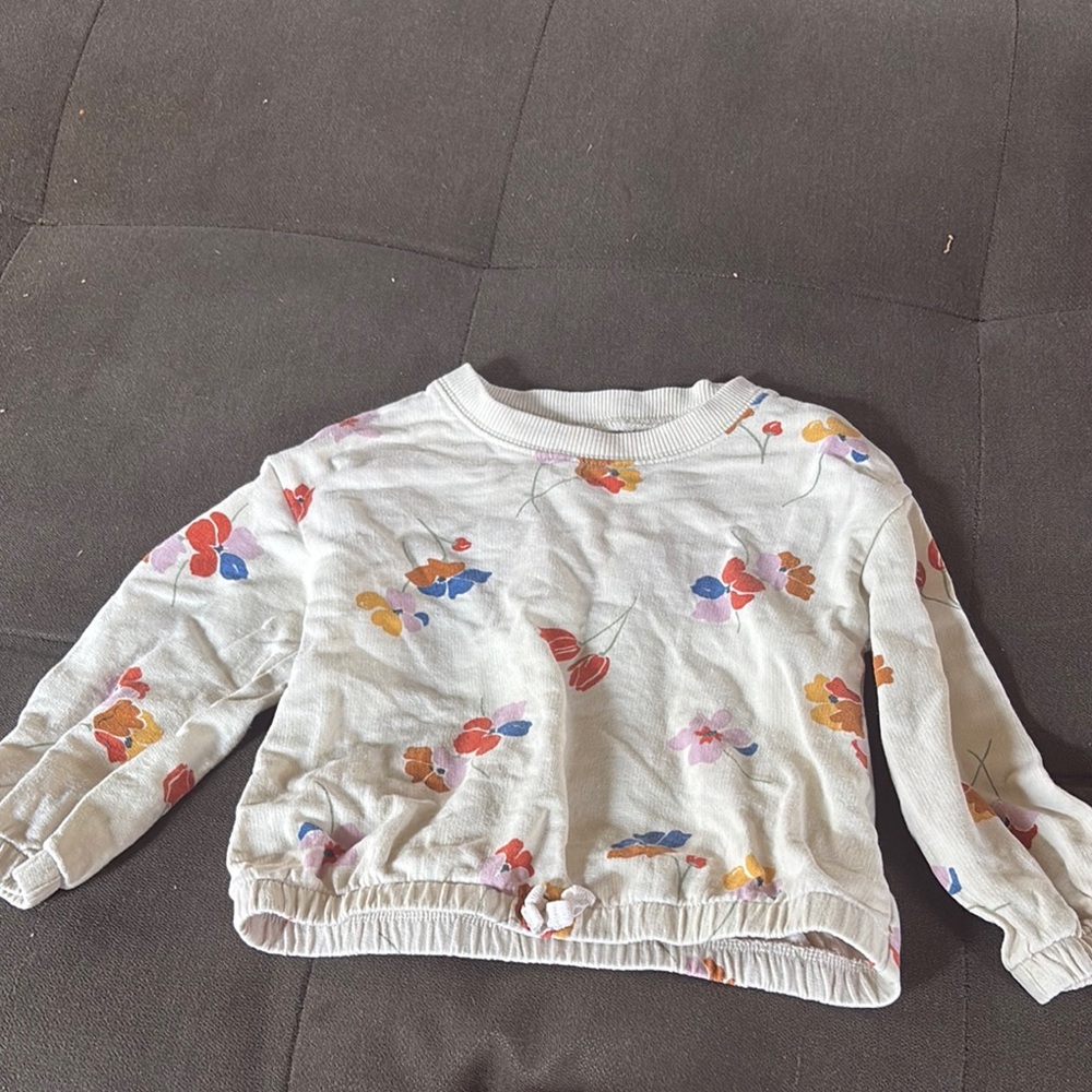 Carter's Red and White Hoodie with Whimsical Design